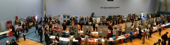 Societies Fair Warwick 2019 from Warwick SU Facebook.