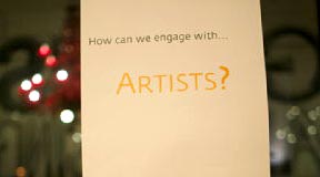 How can we engage with artists?
