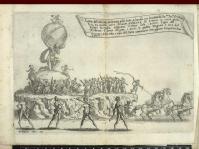 22. Press mark 11426 e 38.   Tournament opera at Florence 1616, entry of the Sun – page 35 of 39.