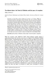 Milija Gluhovic Article Too Distant Shores: The Strait of Gibraltar and the Space of Exception.” Research in Drama Education 13:2 (2008): 147-158