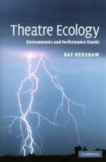 Book cover - Theatre Ecoologyw