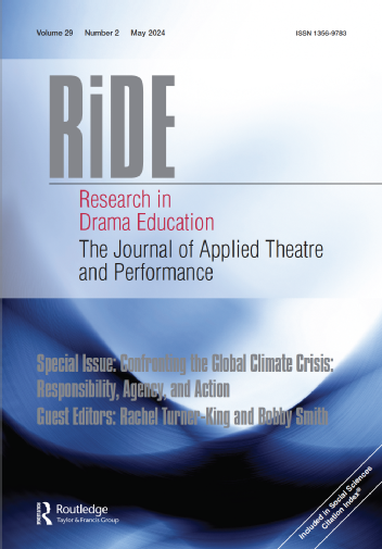 Cover of RiDE Themed Issue on climate crisis