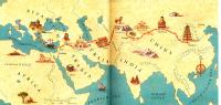 Silk trade map