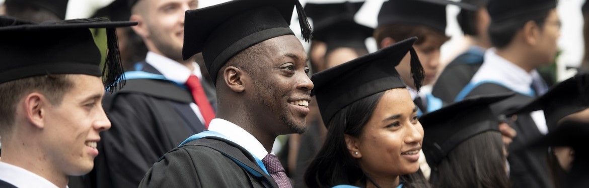 University of Warwick students at graduation