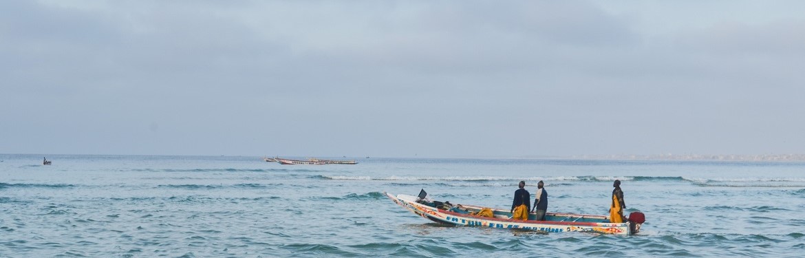 Fishing boat in Senegal