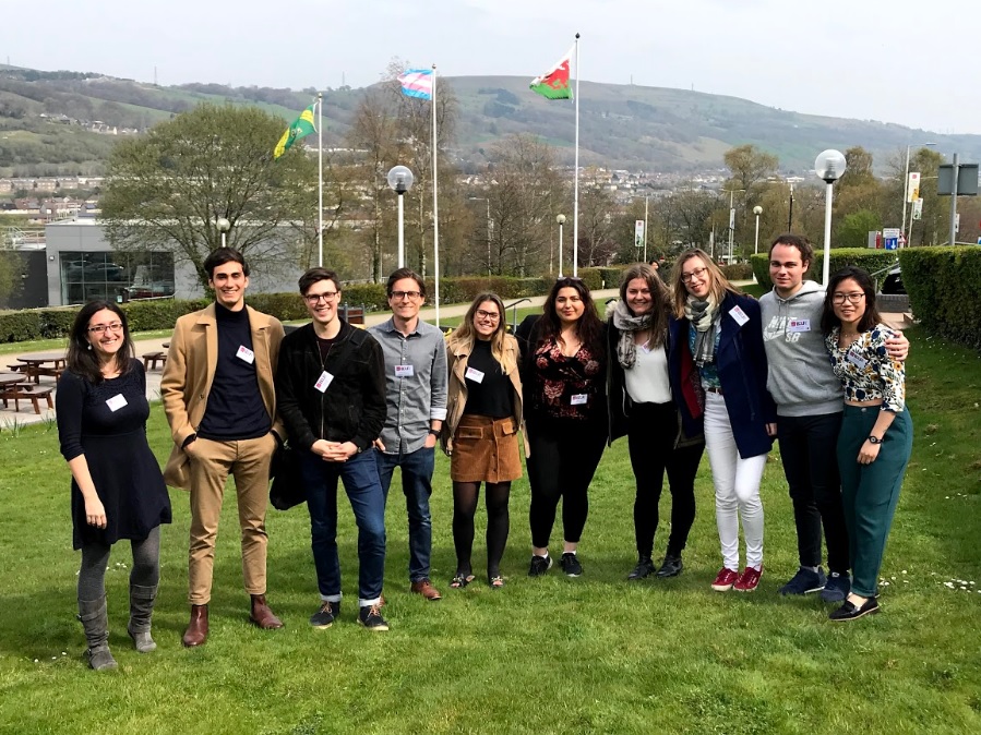 GSD students outside the University of South Wales for the British Conference of Undergraduate Research
