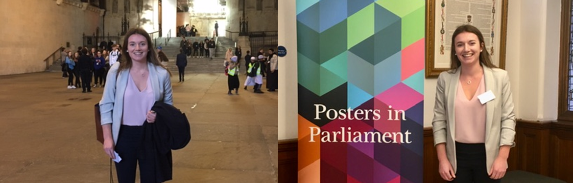 Alice Vodden at the Posters in Parliament Event
