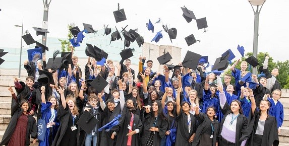 Warwick Sutton Scholars graduating in 2019