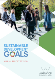 Front cover of Warwick's SDG Annual Report