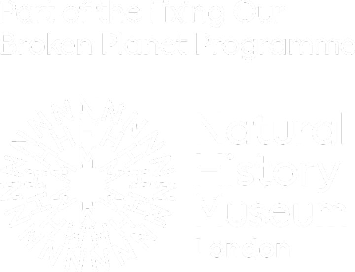 Part of the Fixing Our Broken Planet Programme, Natural History Museum London