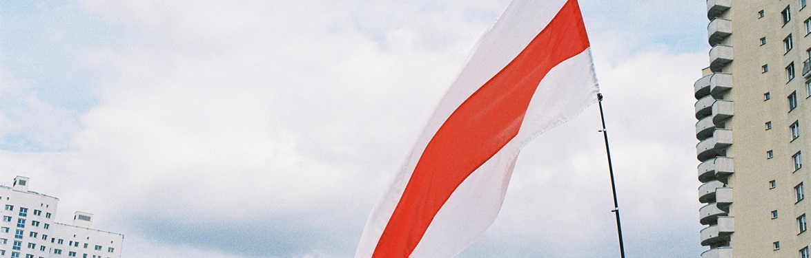White-red-white Belarusian flag