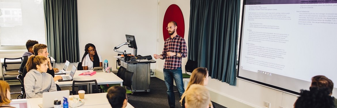 Liberal Arts students in a workshop