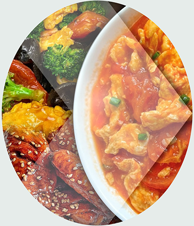Montage of dishes from Group 5