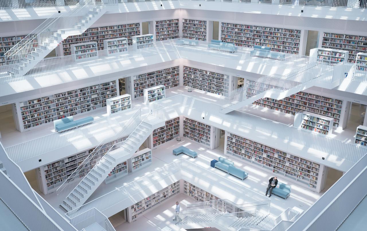 The Library of Stuttgart, Germany - Credit: Max Langelott