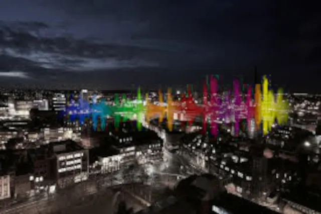 Grey city scape