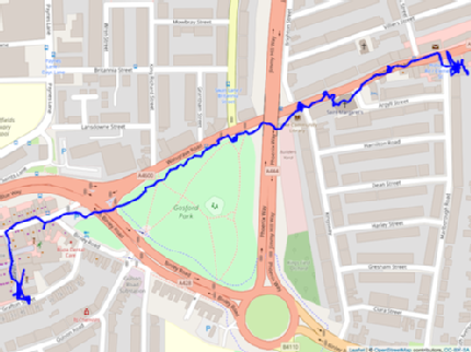 Image of Music Mile route