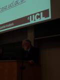 Prof M Batty in full flow (Plenary talk)