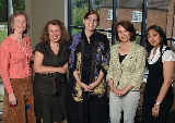 Debra Roter (middle) and Warwick staff