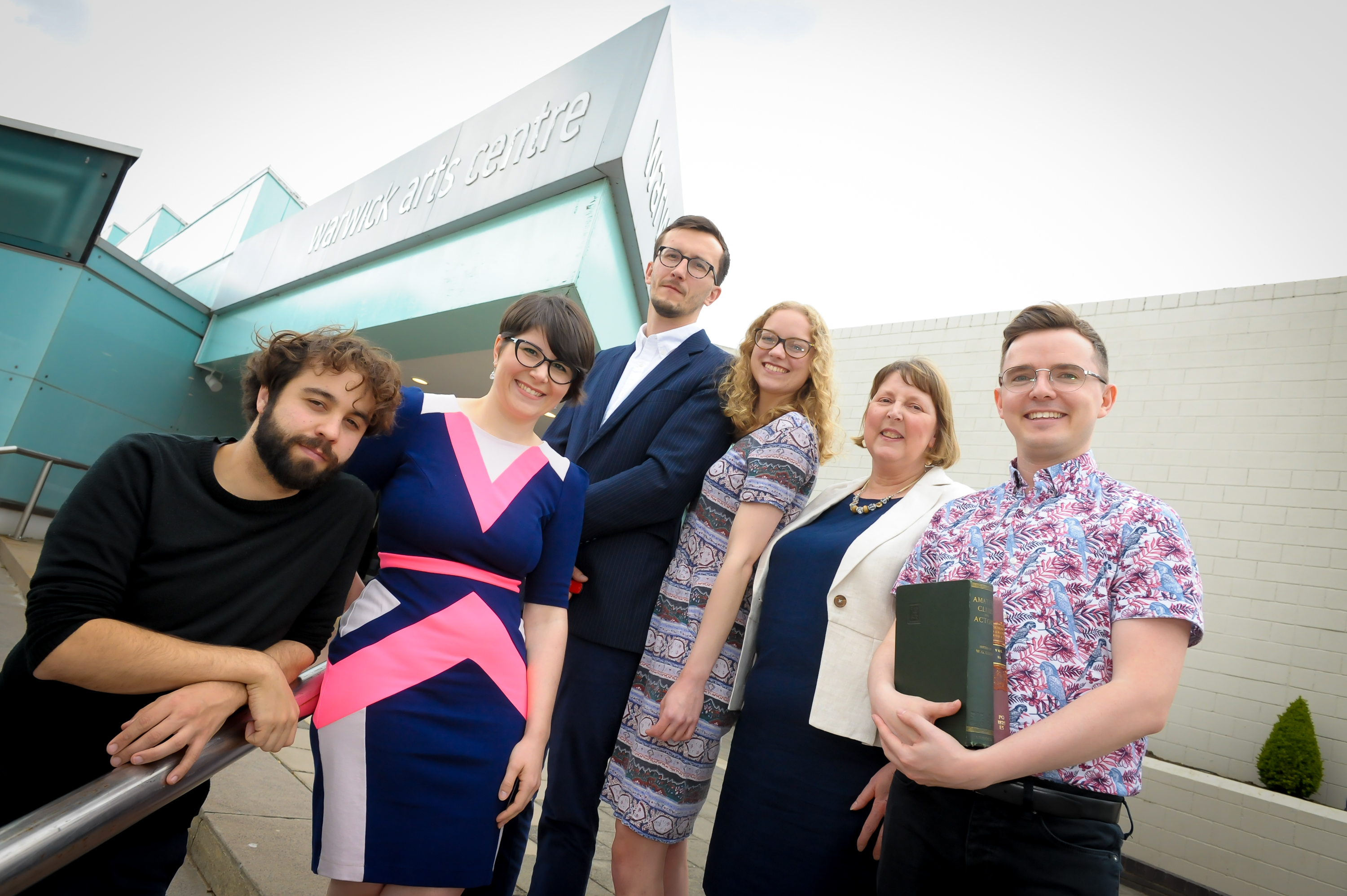 Image of performers at a Research Cabaret