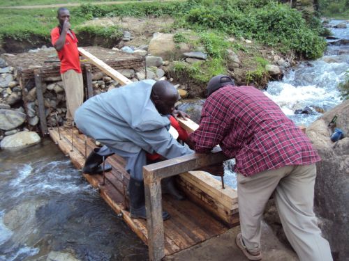 Figure 6: locals constructing the dam