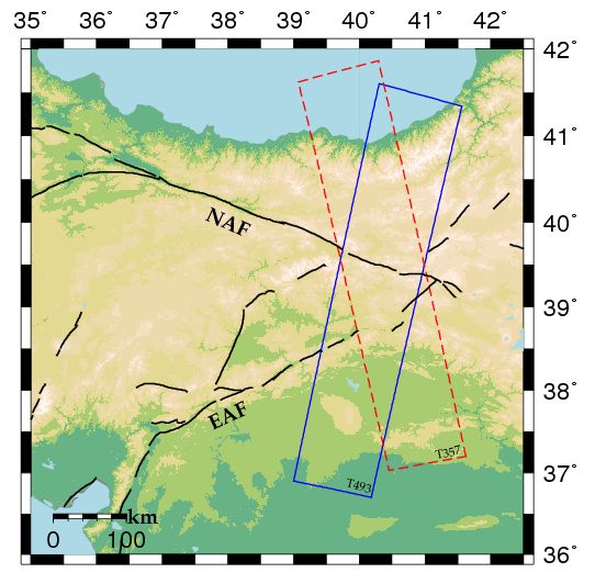 Figure 2: Geographic distribution of the data used in this article, part 1