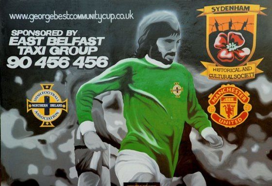 Mural of George Best in 2010