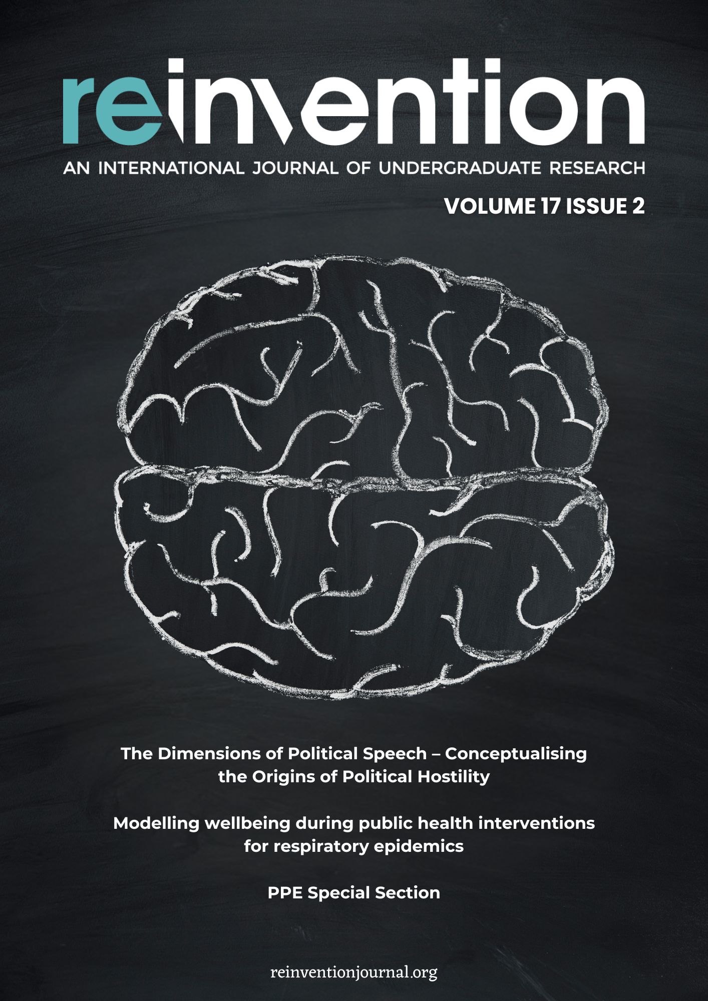 Reinvention journal cover volume 17 issue 2 published October 2024