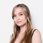 Woman with blond hair