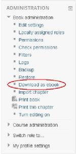 screenshot showing download as ebook