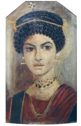 Petrie’s ‘golden girl’, from Hawara, Egypt in the National Museum of Scotland