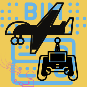 graphic of plane and remote control