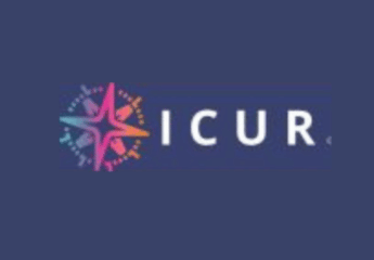 ICUR logo - a compass