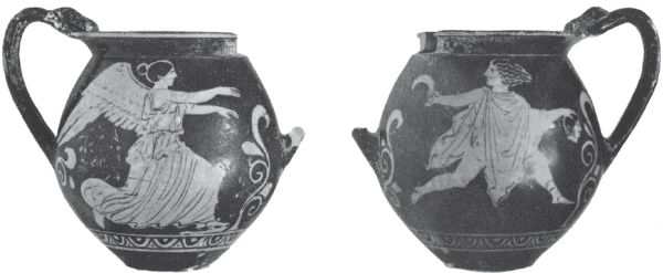 Figure 6: Red-figure kantharos (drinking vessel), 420-400BC. Strasbourg, Institut d'archéologie classique