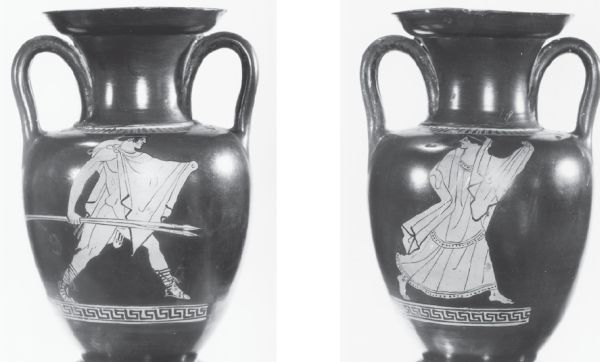 Figure 7: Red-figure amphora (two-handled vessel for storing water), early classical, St. Petersburg, State Heritage Museum