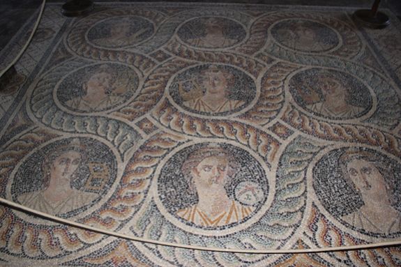 Figure 11: Mosaic of the Nine Muses, Palace of the Grand Masters, Rhodes