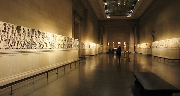 Figure 3: The Parthenon Marbles on display in the Duveen Gallery at the British Museum