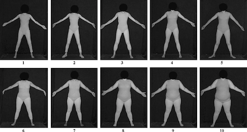 Figure 1: Photographic Figure Rating Scale (PFRS).