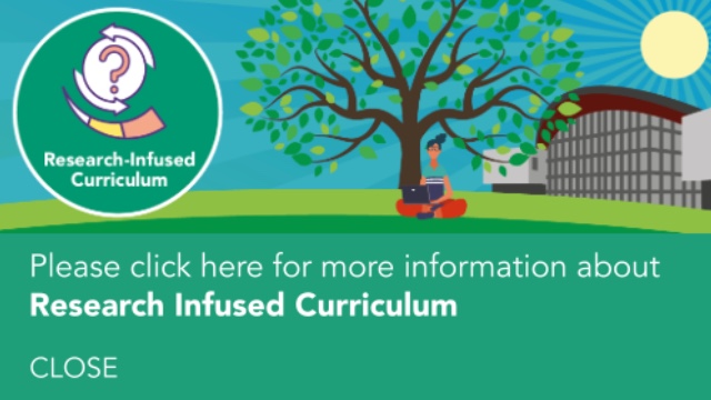 Please click here for more information about Research Infused Curriculum