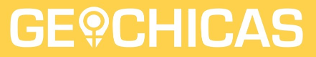 Geochicas' logo - a text stating "Geochicas" over a yellow background