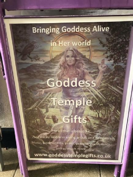 Goddess Temple Sign