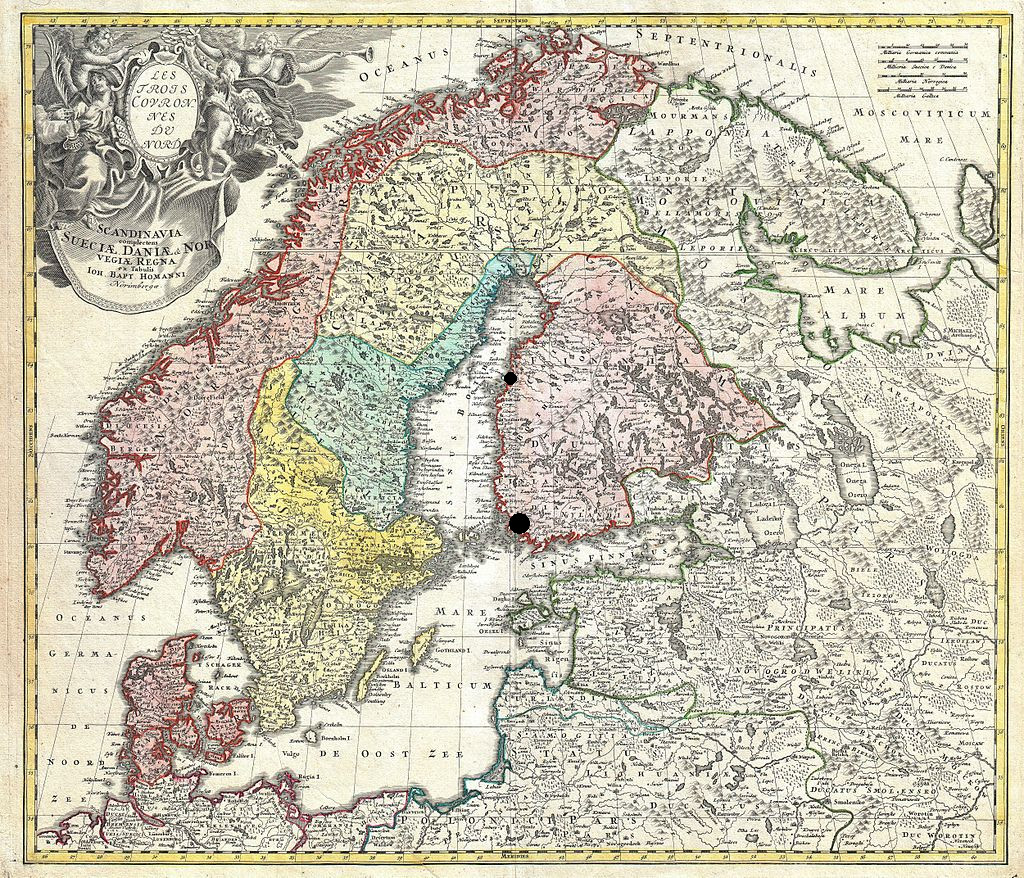 Finland Map 1730