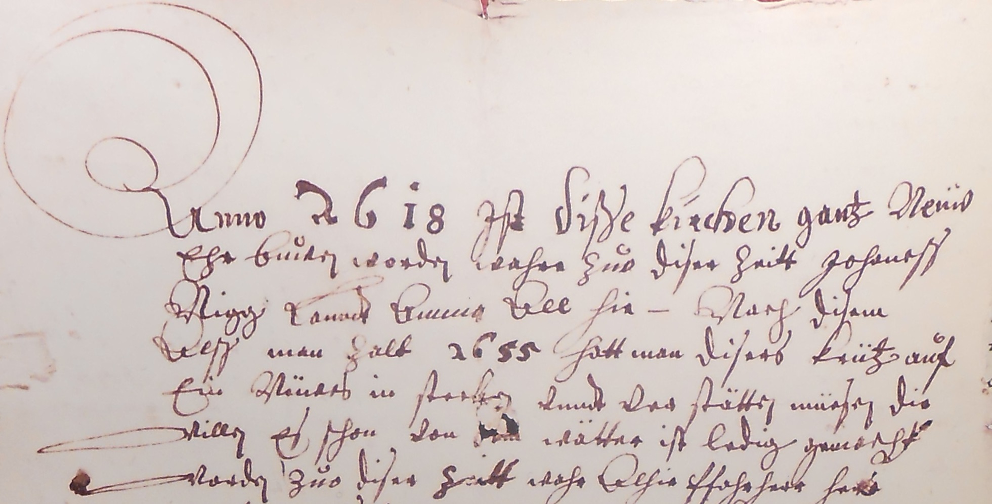 Tower Ball Document Gersau 1655