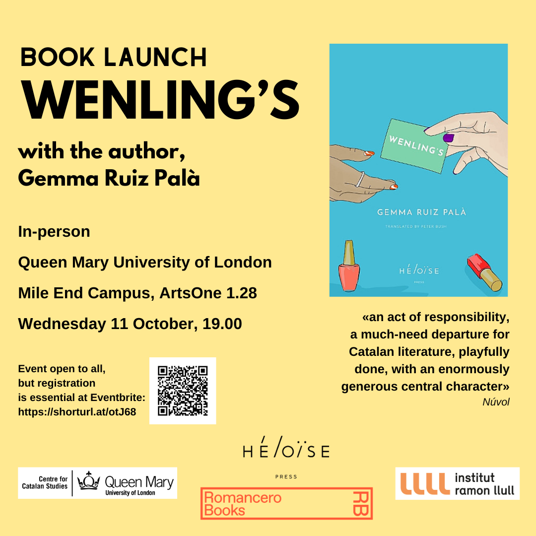 Wenling's Book Launch poster