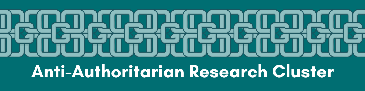 Anti-Authoritarian Research Cluster Cover Iogo