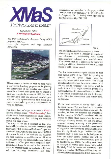 1995 XMaS Newsletter