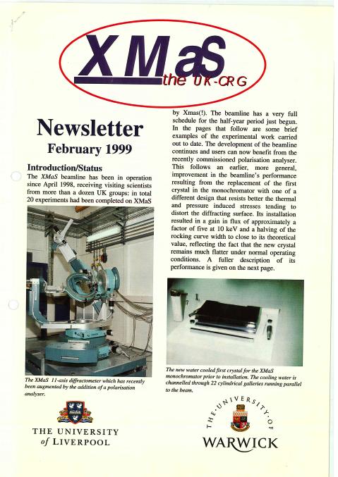 1999 XMaS Newsletter