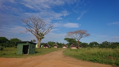 Village in Uganda in 2018
