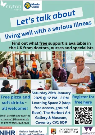 Poster advertising public engagement event