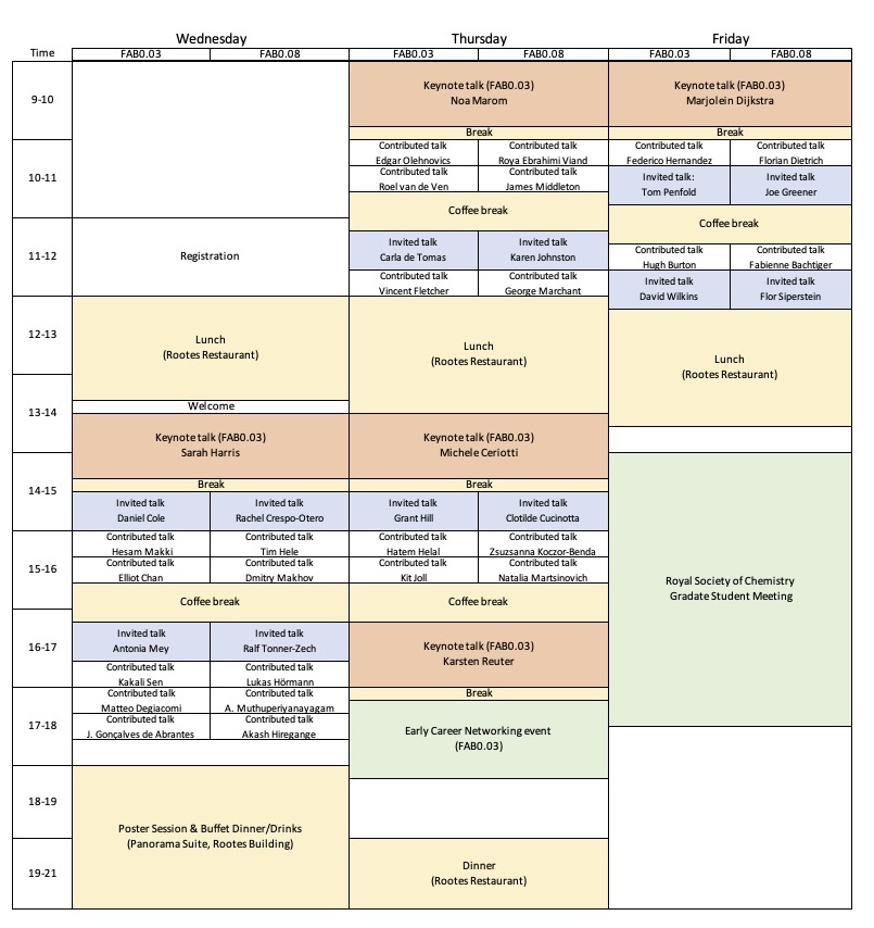 conference programme