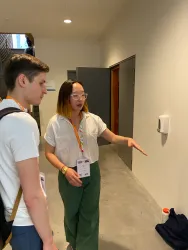 Jungyeon Kim Discussing her Work